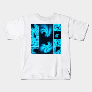 VORTEX - SHADES of BLUE Kids T-Shirt